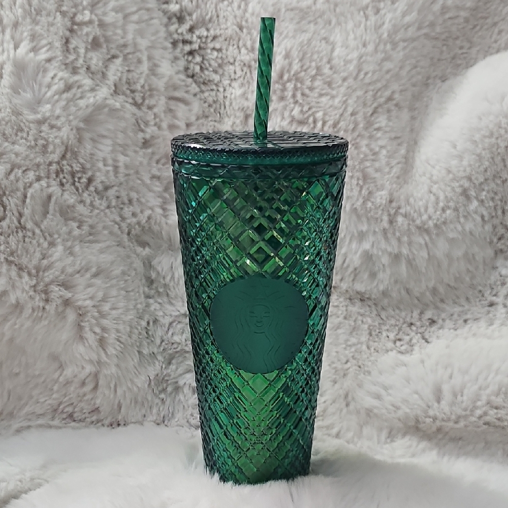 Starbucks Green Tumbler with Straw